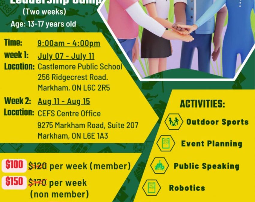 2025 Youth Leadership camp